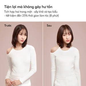 Máy Là Duỗi Tóc Airstrait, Máy Tạo Kiểu Tóc Airstrait, HT01 (Xám Vàng Đồng)