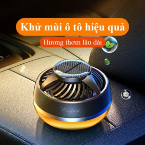 Nước Hoa Ô Tô Car Fruit Cao Cấp Chính Hãng MooLah Pin Năng Lượng Mặt Trời Tự Động Khuếch Tán Hương Thơm Sang Trọng