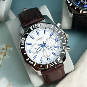 Đồng Hồ Nam CAFUER 239 Dây Da Thời Trang Lịch Lãm – Mặt Kính Chống Thấm Nước, Chống Xước
