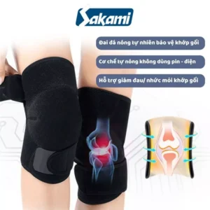 Đai Gối Sakami Giúp Giảm Đau, Bảo Vệ Khớp Gối, Đai Đầu Gối Cho Người Đau Khớp Gối