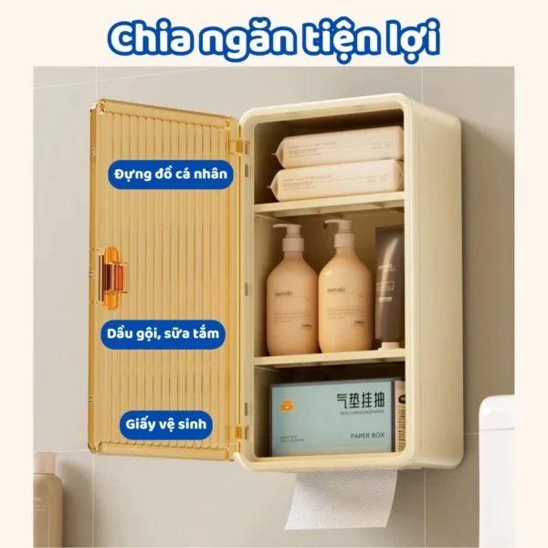 Hộp Đựng Đồ Nhà Tắm Treo Tường Đa Năng