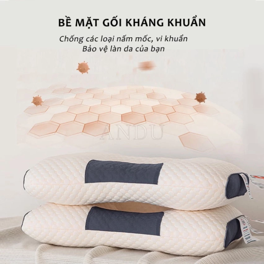 Gối massage chống đau mỏi vai gáy