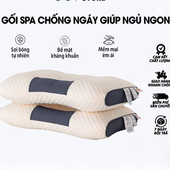 Gối massage chống đau mỏi vai gáy