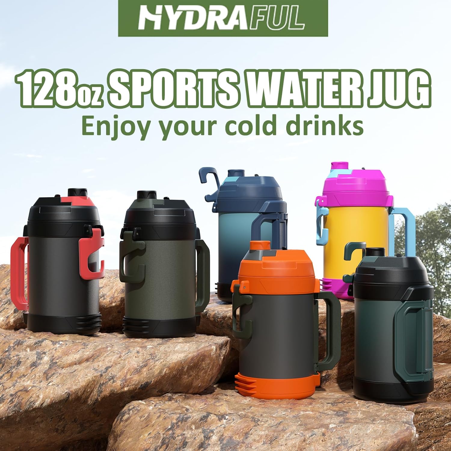 💪 Hydraful – Bình nước thể thao đỉnh cao dành cho người năng động!